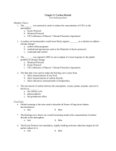 Chapter 9: Carbon Dioxide Test bank questions Multiple Choice 1