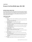 Europe in the Early Middle Ages, 600-1000