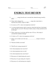 energy test - mrcarlsonschemistryclass