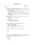 Introductory Chemistry I