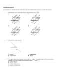GEOMETRY QUIZ 1.2 For questions 1-4, identify the letter of the