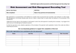 SSAB Multi agency risk assessment recording tool