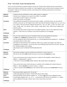 Study Sheet: Dossier #1 (Episode #1) - Request a Spot account