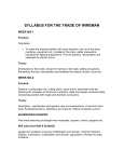 syllabus for the trade of wireman
