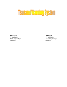 TSUNAMI WARNING SYSTEM TO MOBILE