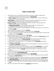 Chapter 11 Study Guide