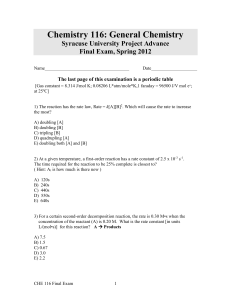 FINAL EXAM Spring 2012