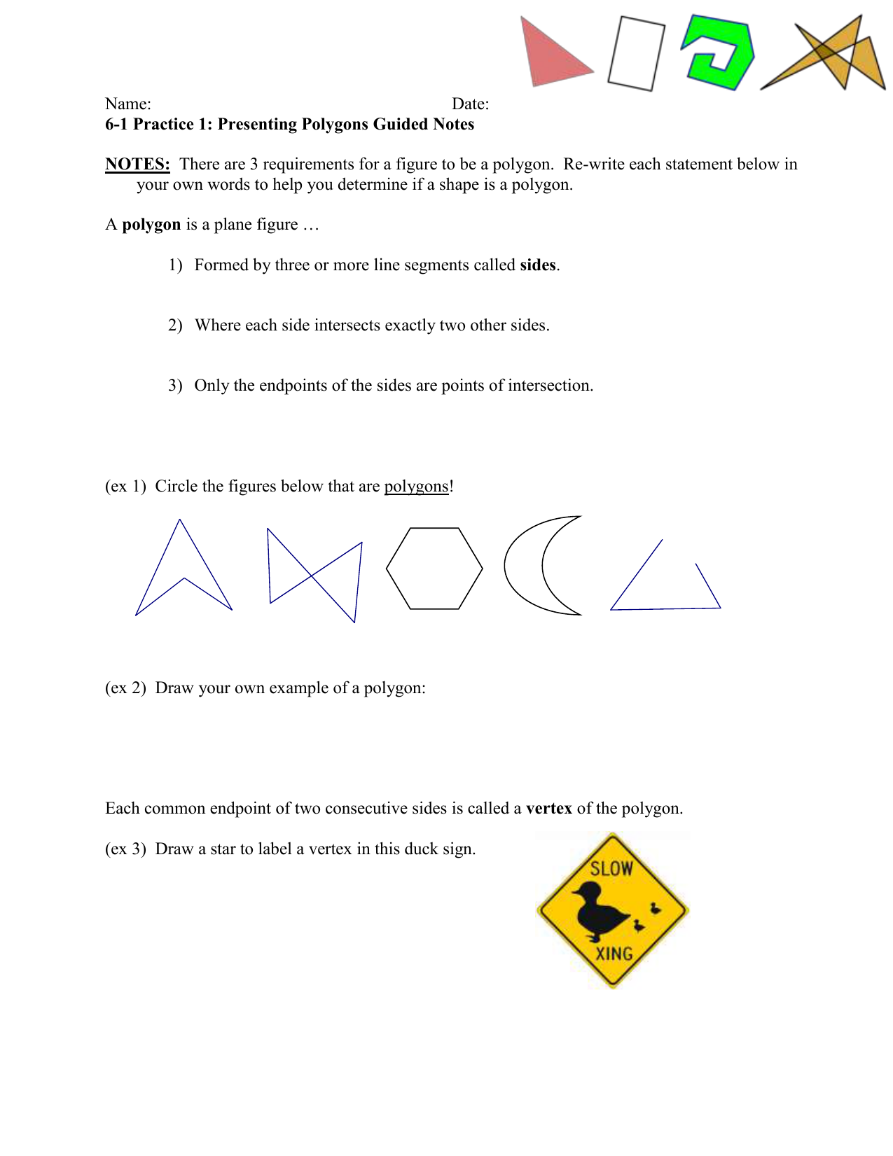 トップ 100+ 6 1 Practice Angles Of Polygons Answer Key ...