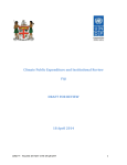 Climate Public Expenditure and Institutional Revies