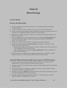 ap bio ch 20 study guide