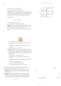 10. 4.6 Applied Optimization 261 10. 11 12. . What dimensions do