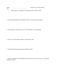 Name_ Parallel Journeys Study Guide Ch. 1 Which groups were