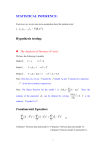 1.3 Hypothesis testing