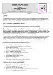 Maestro Analysis Task Essay - Aldridge State High School