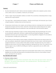 Chapter 7 Climate and Biodiversity