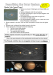 Describing the Solar System File