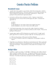 genetics practice problems