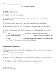 cell structure packet