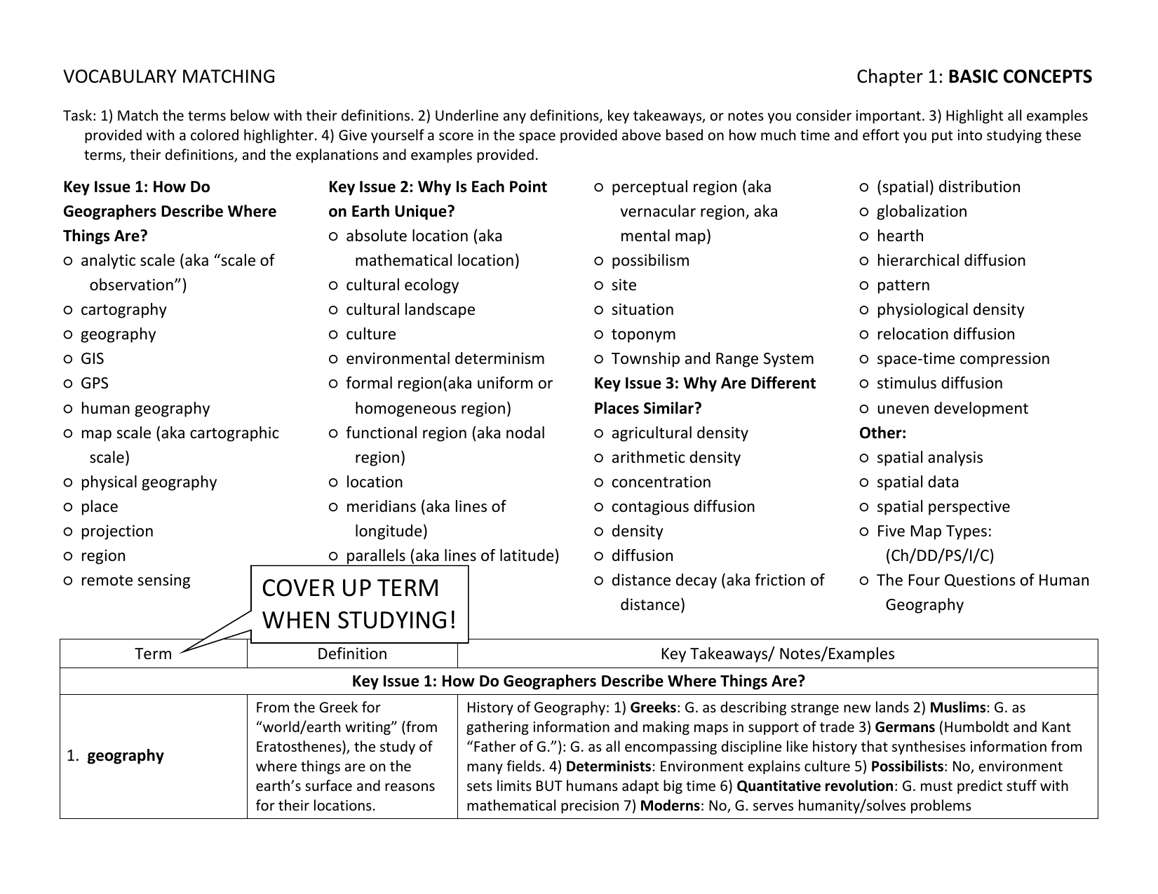 Chap 1 Bc Vocab Blitzkrieg Ws Key