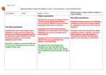 Blenheim Primary School and Children`s Centre – Science Plan for