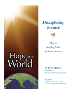 Discipleship Manual