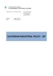 Slovenian Industrial Policy (SIP)