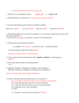 Meiosis Review Worksheet