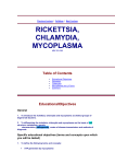 RICKETTSIA, CHLAMYDIA, MYCOPLASMA