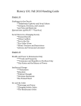 History 101: Fall 2010 Reading Guide Chapter 12 Challenges to the