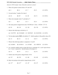 Test - Mu Alpha Theta