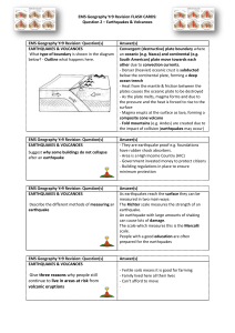 yr9-end of year exams-revision-flash cards-evt