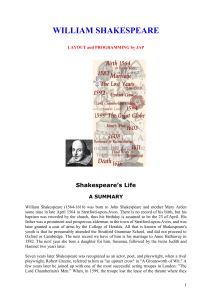 William Shakespeare (1564