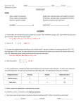 Unit 1 Post Test A Answers