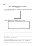 Cell Membrane Reading Guide