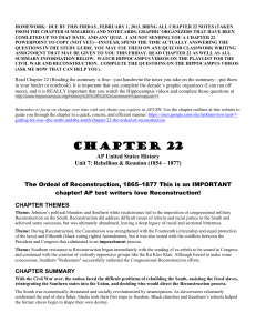 Chapter 22 Study Guide AP US