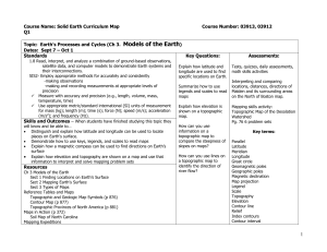 Solid Earth Curriculum Map