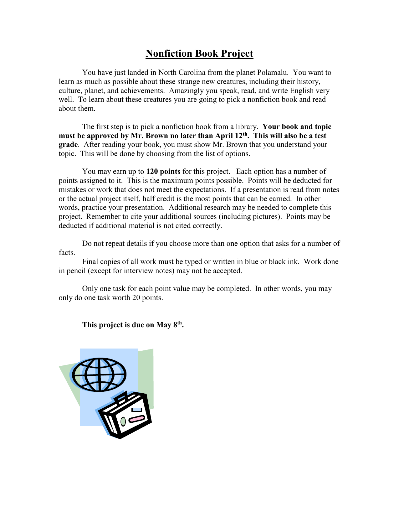 Nonfiction Book Project