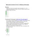 Multiplying Fractions w/Rectangles
