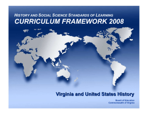 History Curriculum Framework 2008