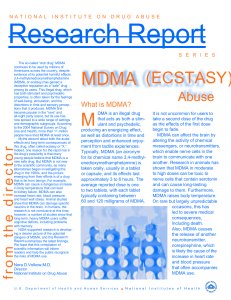 NIDA Research Report - MDMA