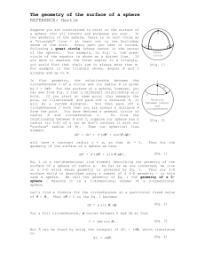 G04-TOPIC- Geometry of surface of sphere