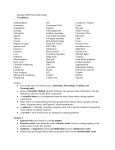 Earth Science 2007-2008 Final Study Guide