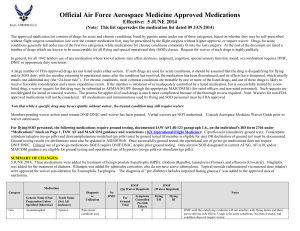 5 June 2014 Official Air Force Aerospace Medicine Approved