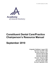 resource manual - Academy of General Dentistry