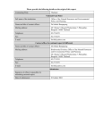 CBD Thematic Report on Mountain Ecosystems