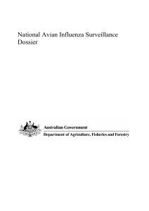 National Avian Influenza Surveillance Dossier
