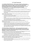 11th Grade Framework 11.1 COLONIAL FOUNDATIONS (1607