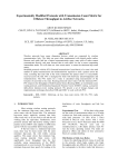 Experimentally Modified Protocols with Transmission Count Metric