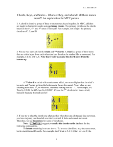 Chords, Keys, and Scales - What are they, and