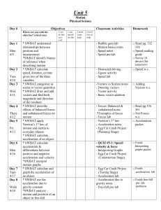 Unit 5 plan motion